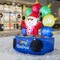 6FT Inflatable Santa DJ with Rotating Music Light and LED Display